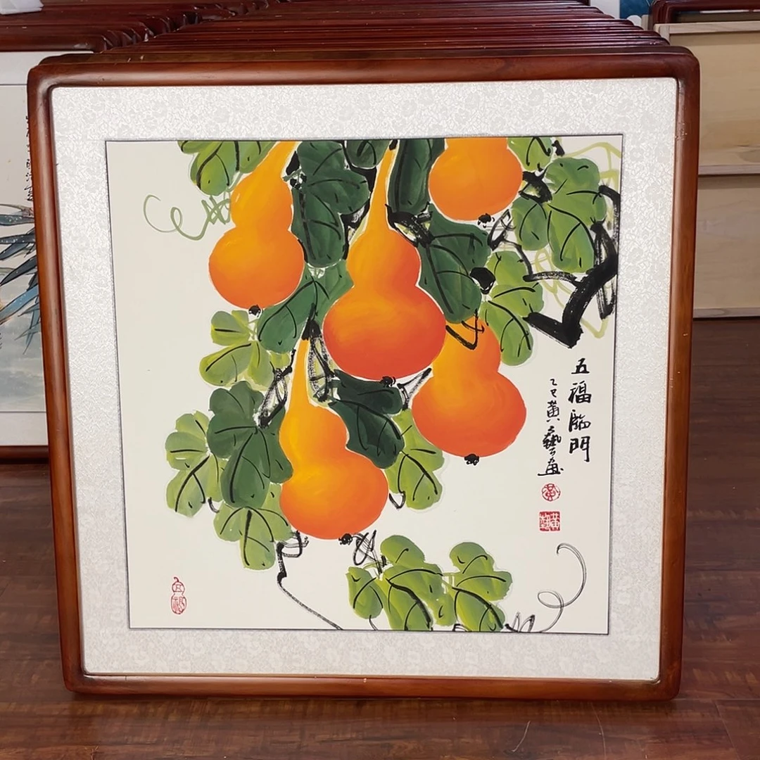 国画带框尺寸63*63厘米