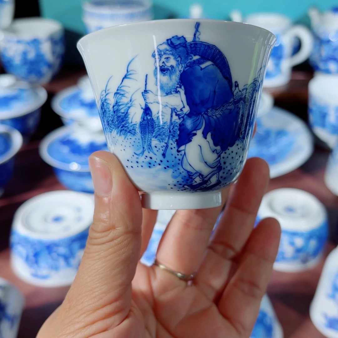 杯全手工全手绘陶瓷