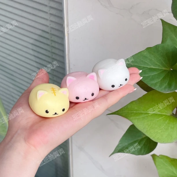 捏捏小猫解压扭蛋可爱猫咪捏捏乐解压玩具发泄