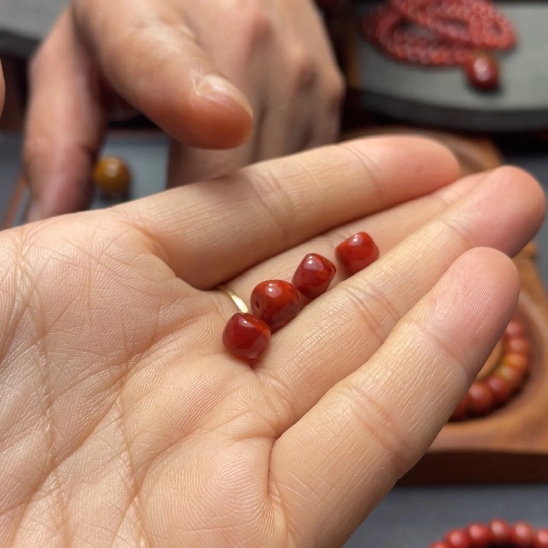 南红玛瑙未镶嵌单珠多样性发1  7
