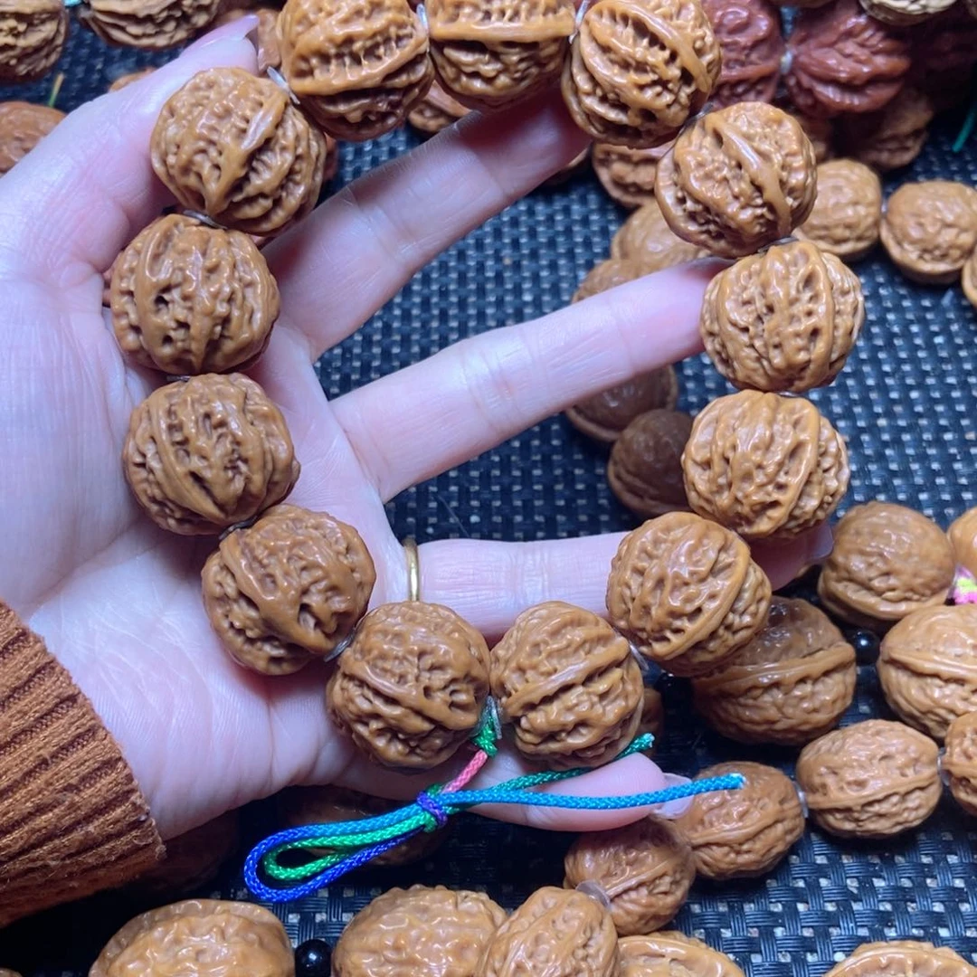 J***叔文玩核桃手串麦穗粗筋手串