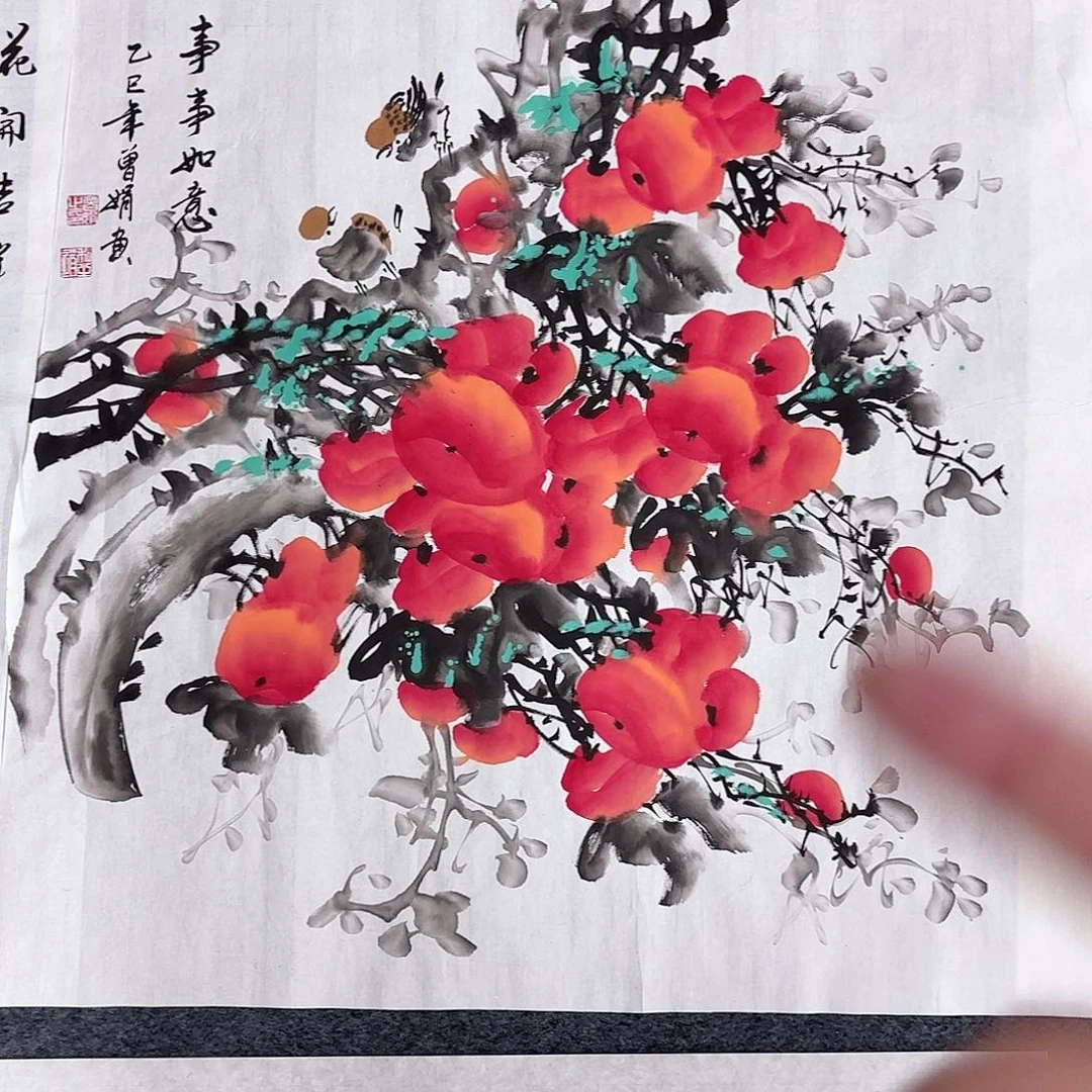 国画纯手工纯手工