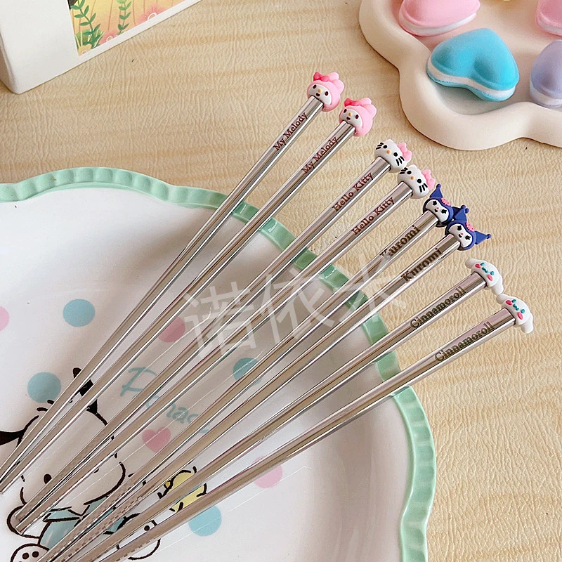 304不锈钢筷子家用高档抗菌防霉食品级情侣家庭专人专用儿童筷子