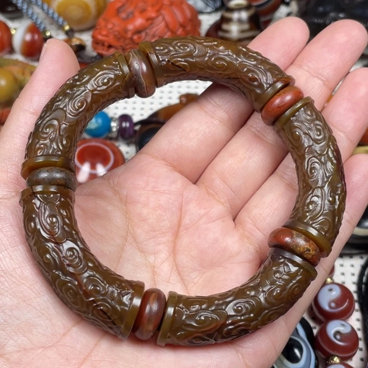 老***周玛瑙/玉髓未镶嵌颈饰