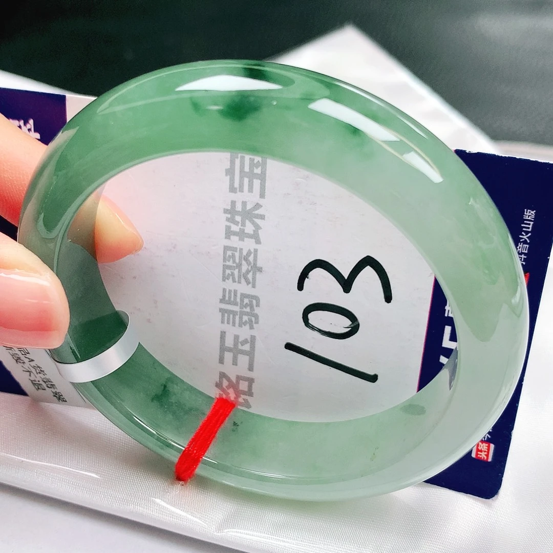 翡翠未镶嵌手镯缅甸天然a货翡翠手镯