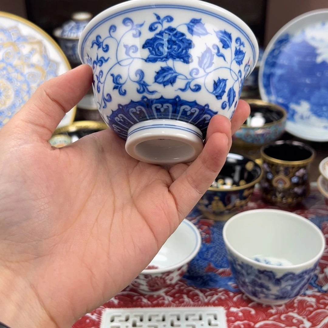 维***。瓷片景德镇手工手绘陶瓷