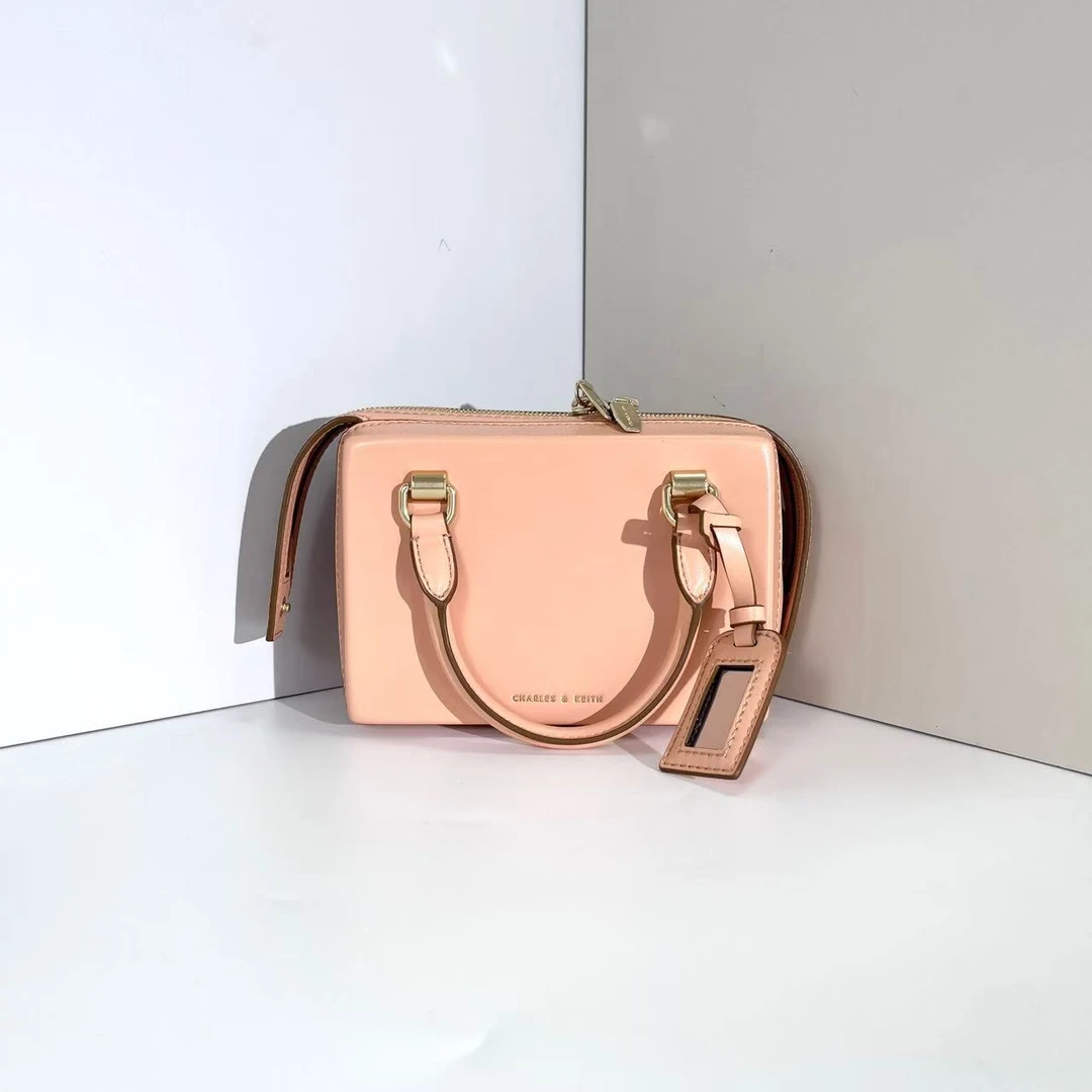 50782083橙色M女士单肩手提包