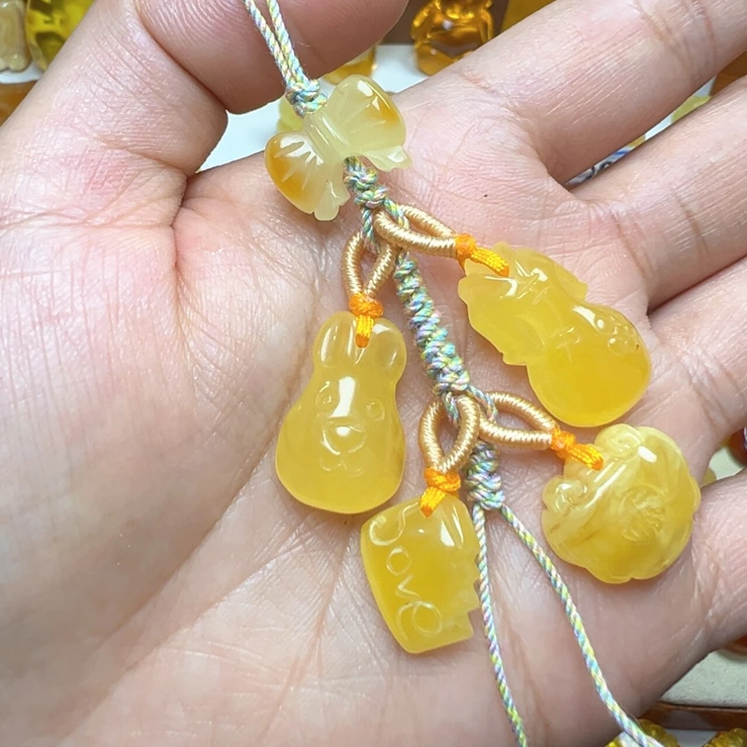 琥珀吊坠(不含链)未镶嵌