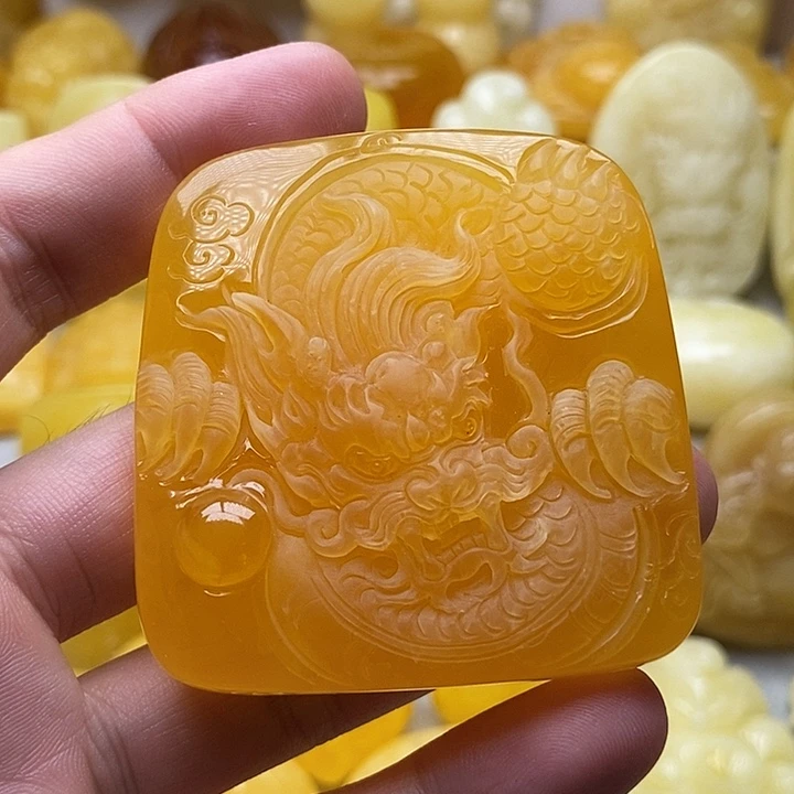 琥珀颈饰未镶嵌琥珀蜜蜡吊坠
