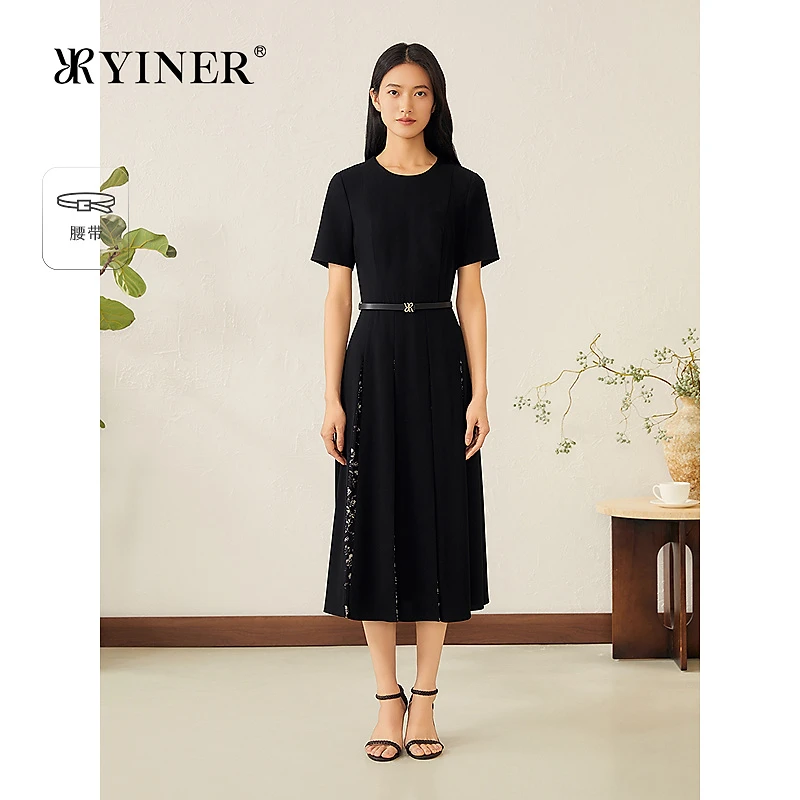 【醋酸系列】YINER音儿专选2025夏季新款法式蒲公英印花连衣裙