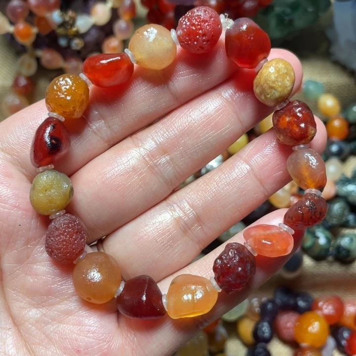 玛瑙/玉髓未镶嵌手链