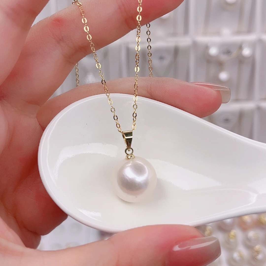 淡水珍珠未镶嵌吊坠(赠链)