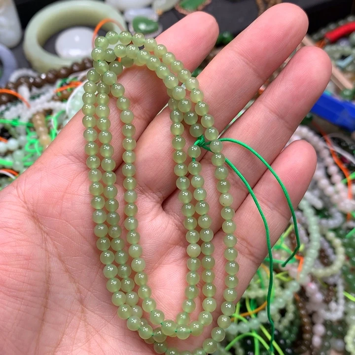 和田玉未镶嵌手链68