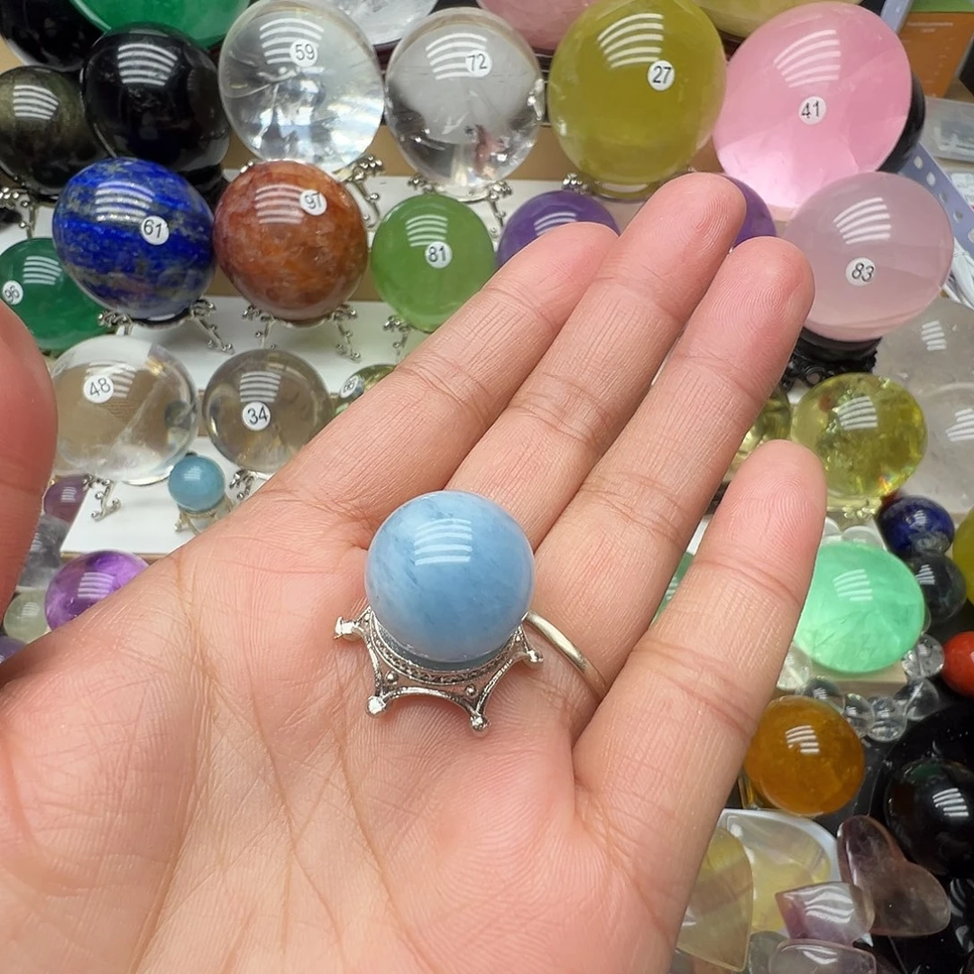 未镶嵌水晶珠宝半成品
