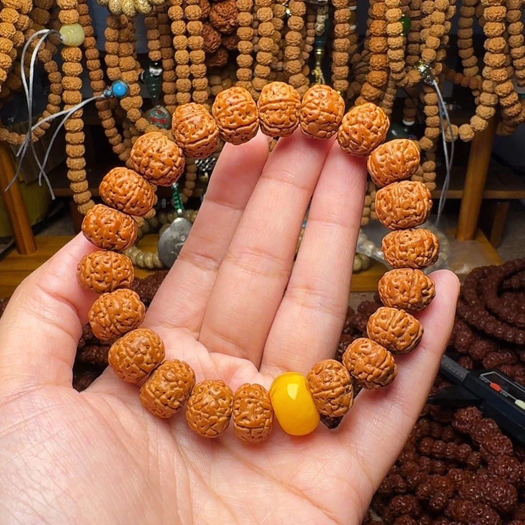 金刚菩提吊坠12mm六瓣单圈