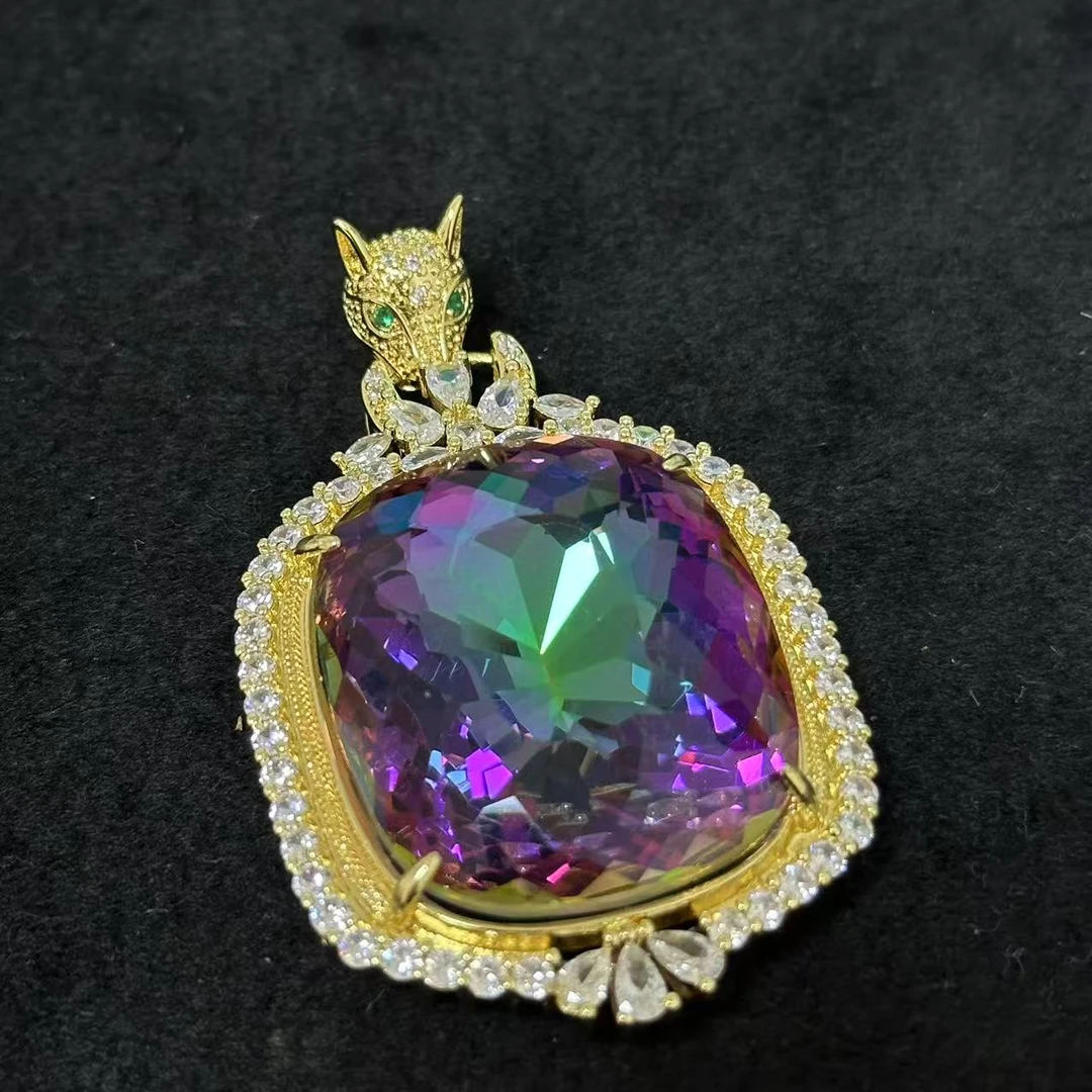 叶安高定-轻奢精美吊坠配链子礼盒-DZ0104