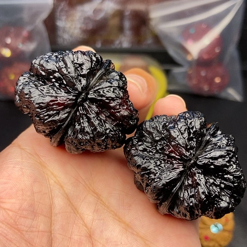 【闪购商品】把件文玩核桃41尺蝴蝶蟾