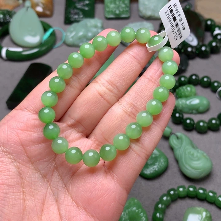 和田玉未镶嵌手串