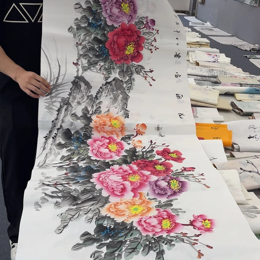 国画纯手绘字画宣纸