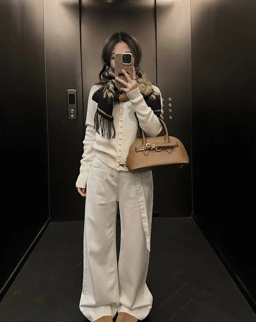 2025新款ZHANMA格子披肩围巾