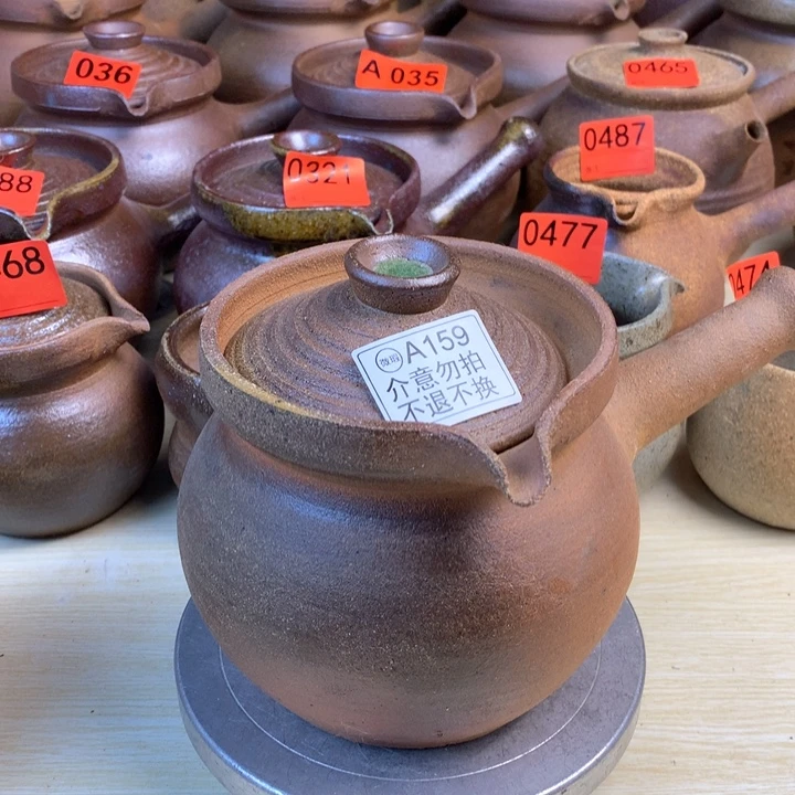 云南手工柴烧烤茶罐微瑕1000毫升