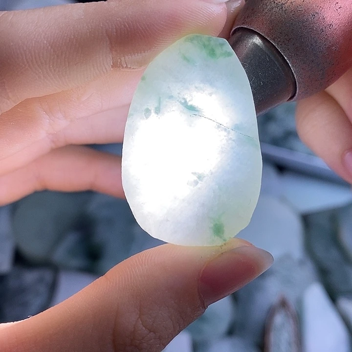 翡翠裸石纯天然翡翠