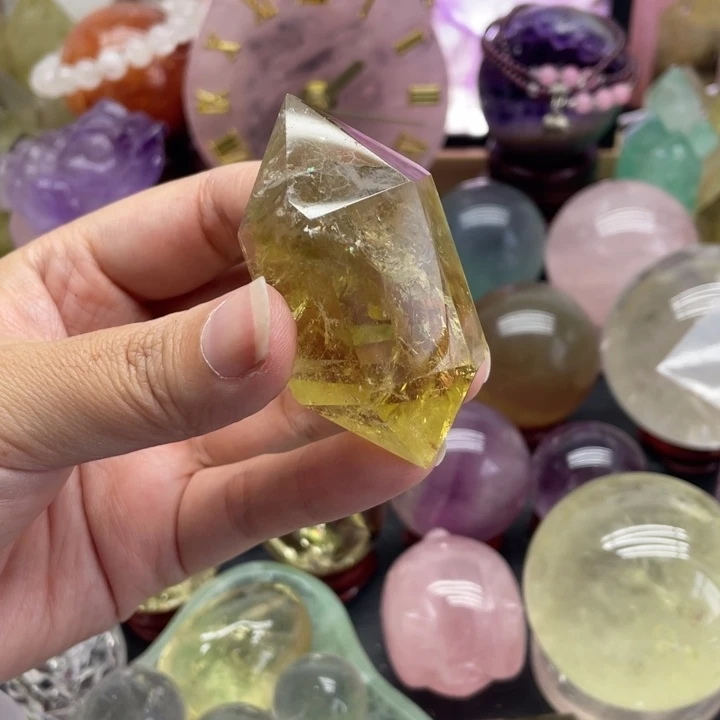 嘎***比珠宝半成品未镶嵌水晶67