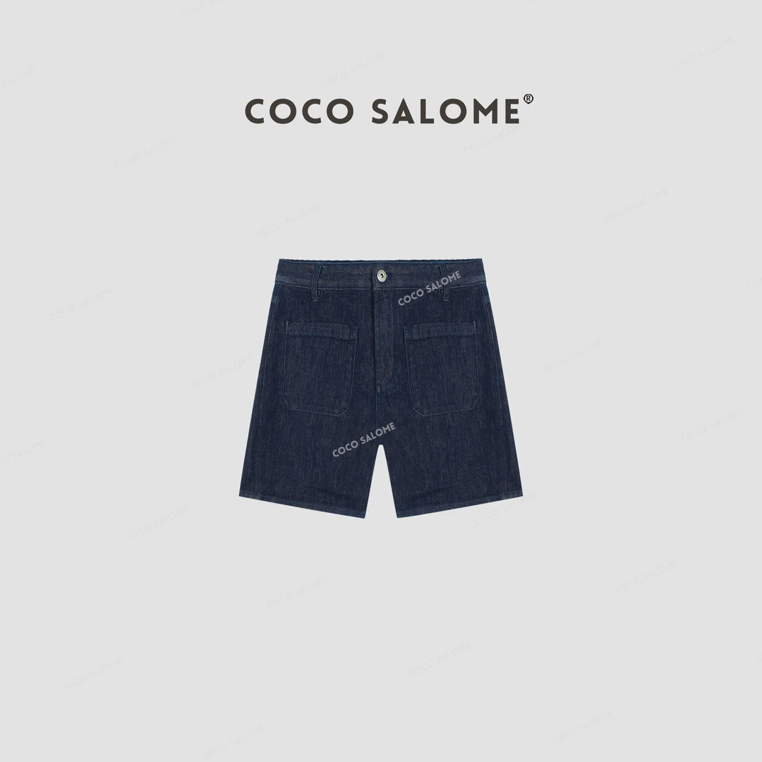 【天翔专属】【镇店短裤】2025早春休闲有弹力牛仔短裤1015