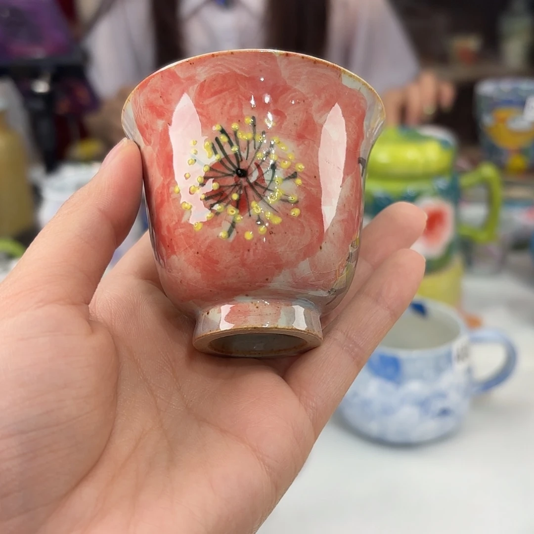 景德镇手绘高温釉下彩陶瓷茶具