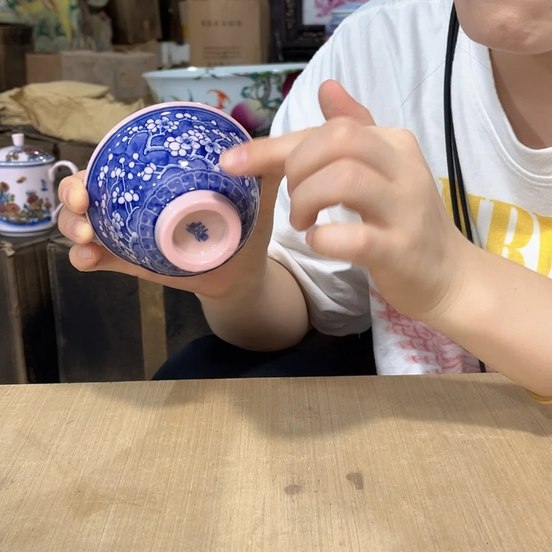摆件////景德镇陶瓷瓷器。杯子。
