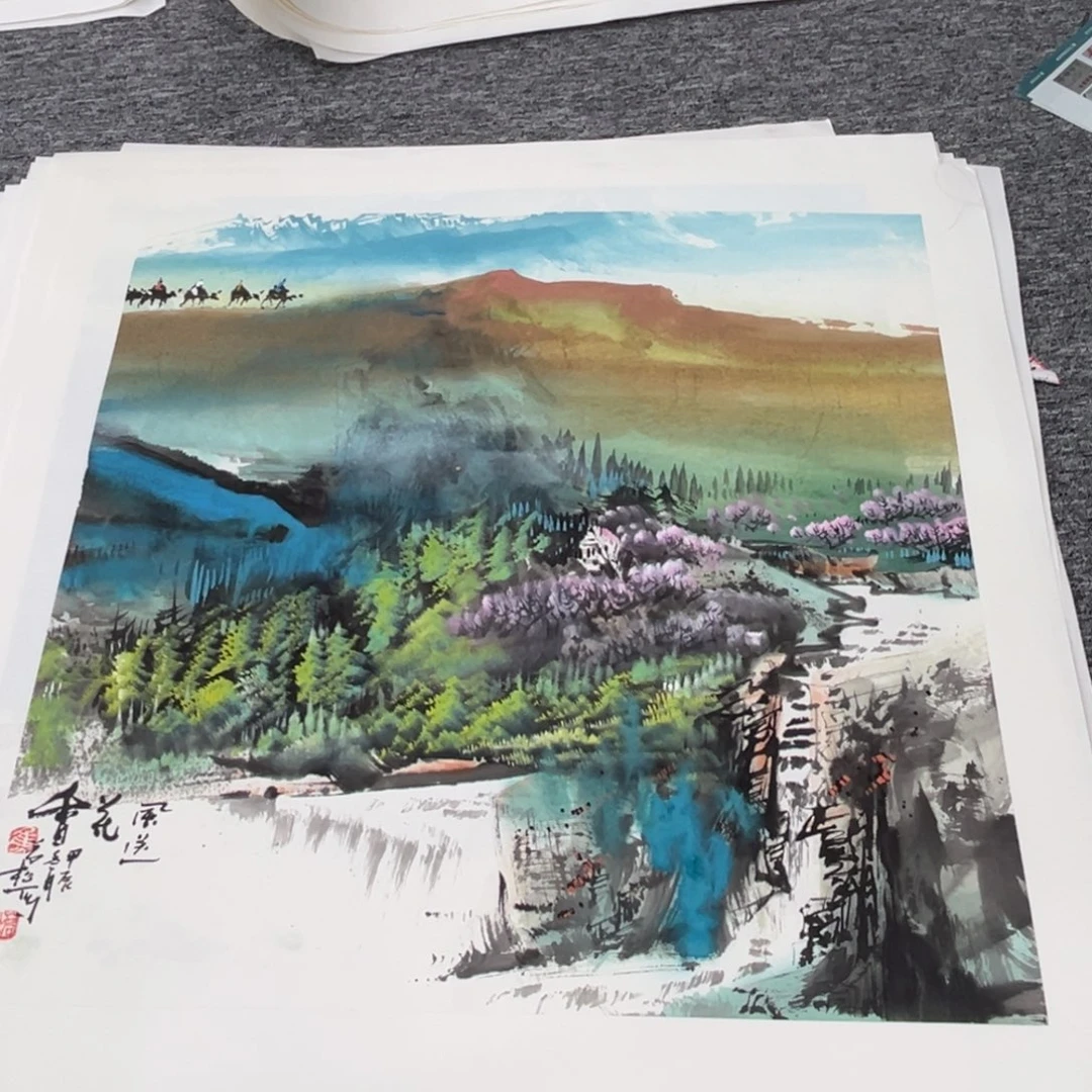 国画柱****s绘画绘画绘画