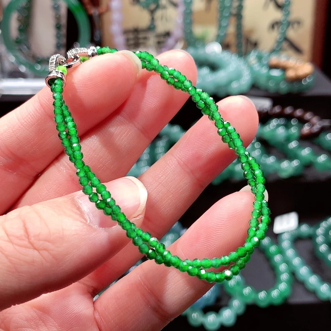 翡翠未镶嵌手链卡3