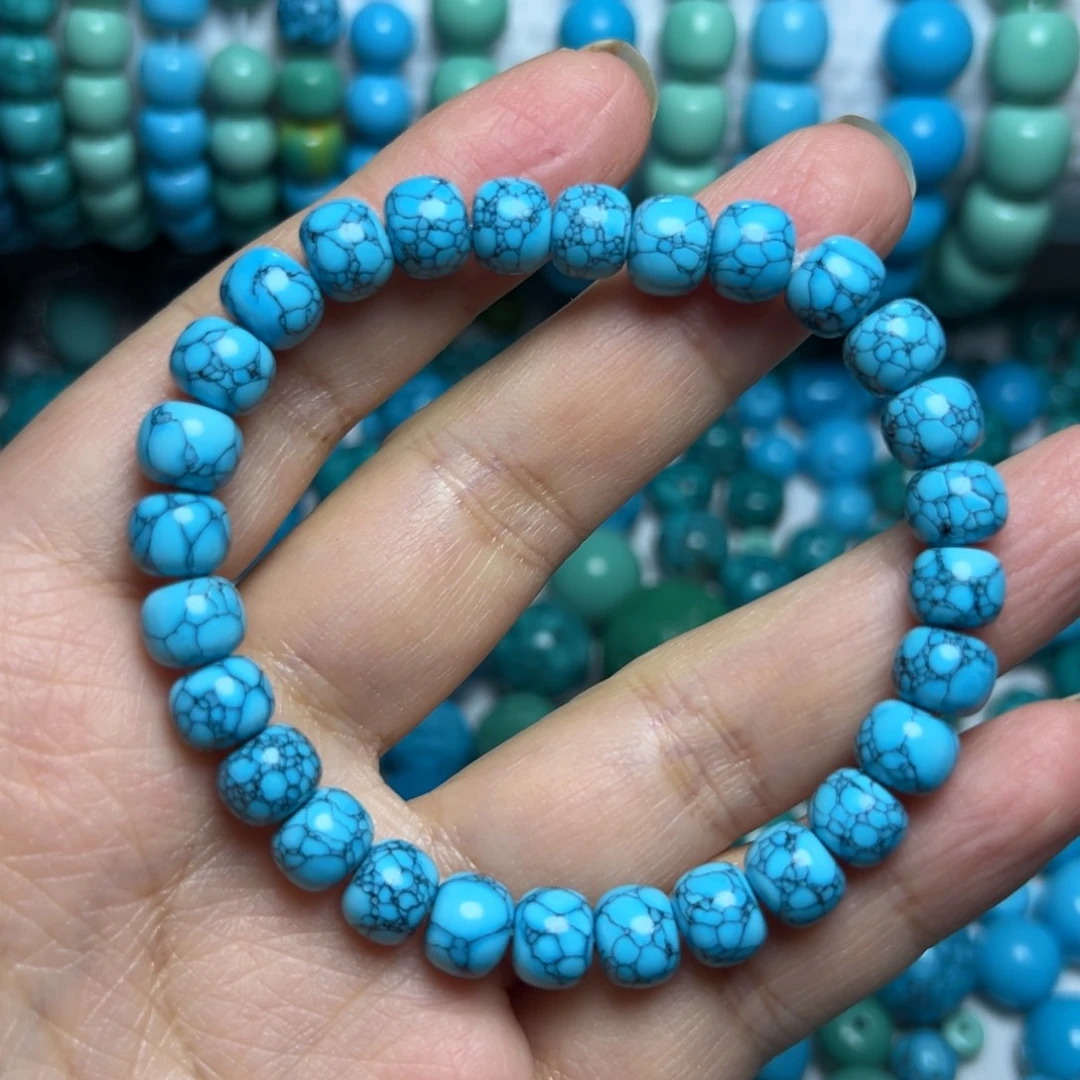 卡8+蓝花老型手串