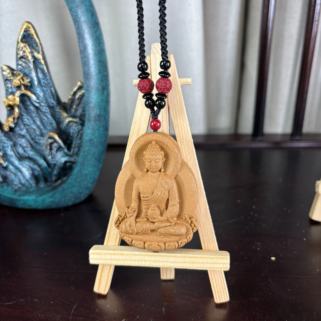 桂花香味药师佛古法非遗工艺合香轻奢香牌