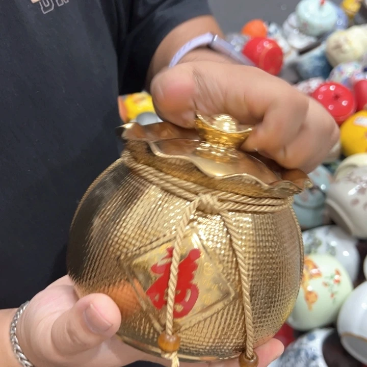 瑕疵福利品陶瓷茶叶罐