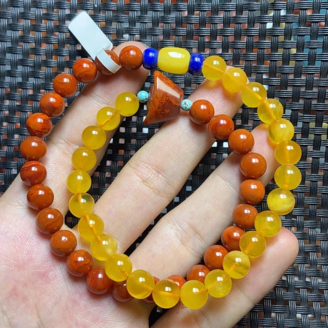 南红玛瑙未镶嵌手链7+’mm