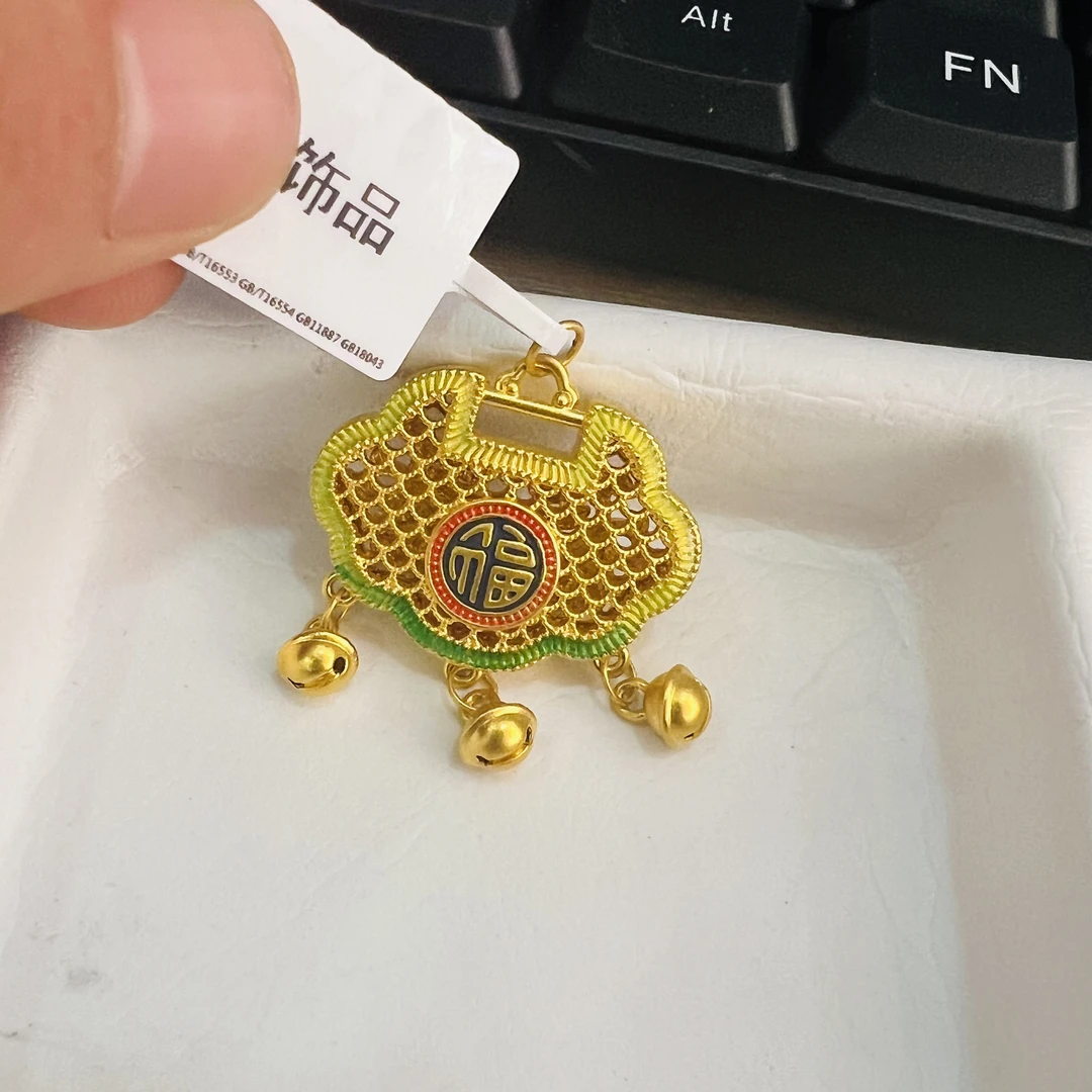 【莹莹专享】足金999投资金 福锁 GP  3.27 纳金添福