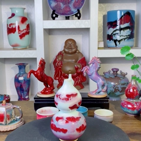 瓶禹州神后钧瓷原产地~