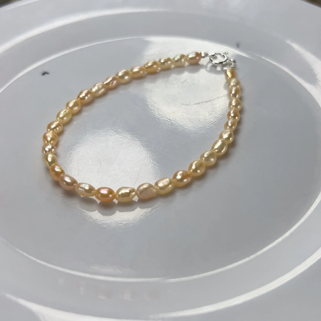 手绳钛钢淡水珍珠