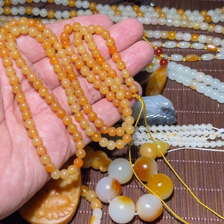 和田玉未镶嵌挂件卡5