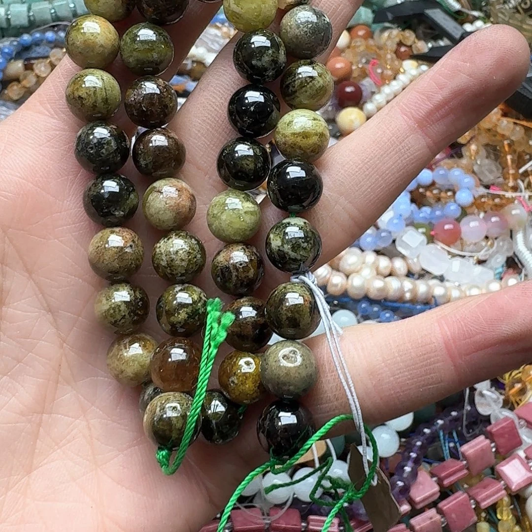 玛瑙/玉髓合金珠宝半成品一条10mm沙弗莱