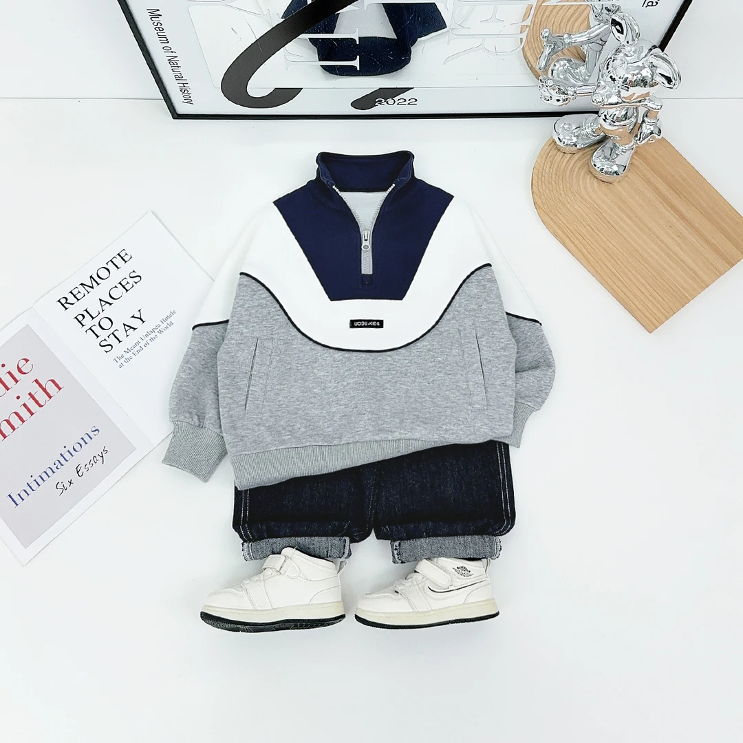 儿童卫衣长袖2025新款秋装男童秋季上衣时尚 HZ25811悠悠童话童装