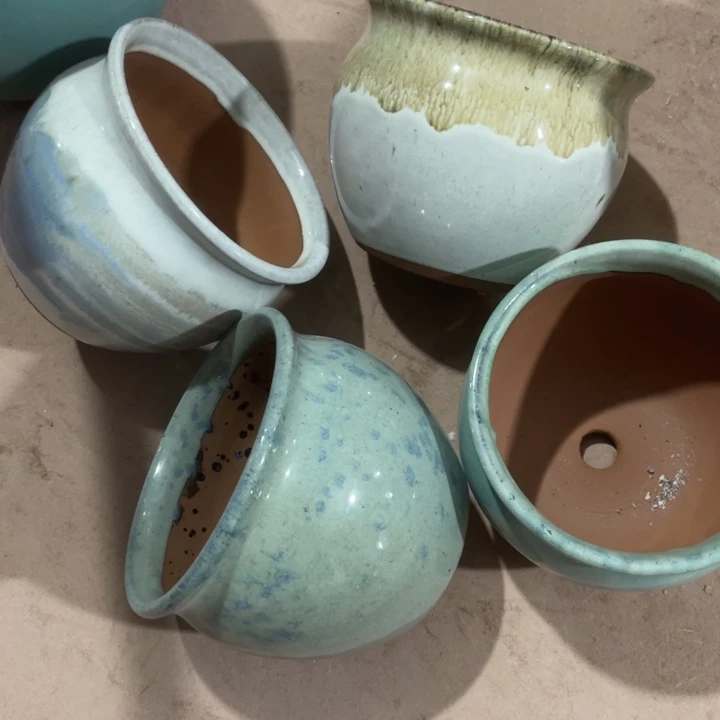 花盆紫砂口径15高度13四个正品