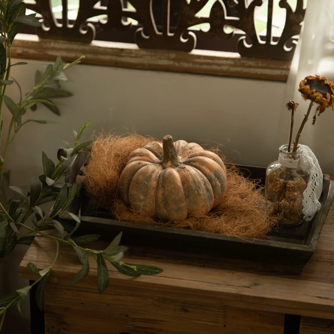 树脂南瓜陶瓷复古装饰摆件