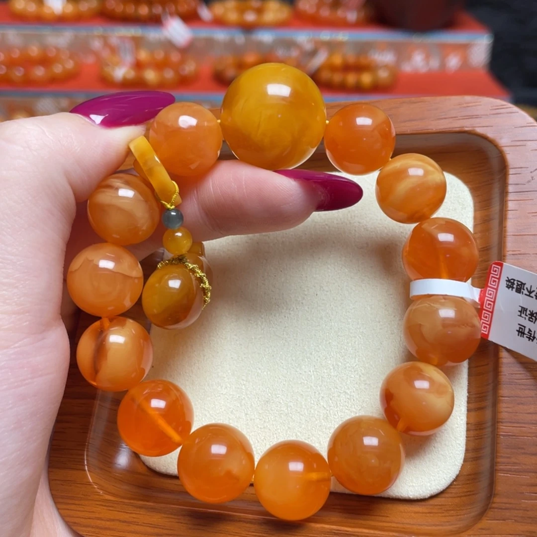 手链蜜蜡未镶嵌手串