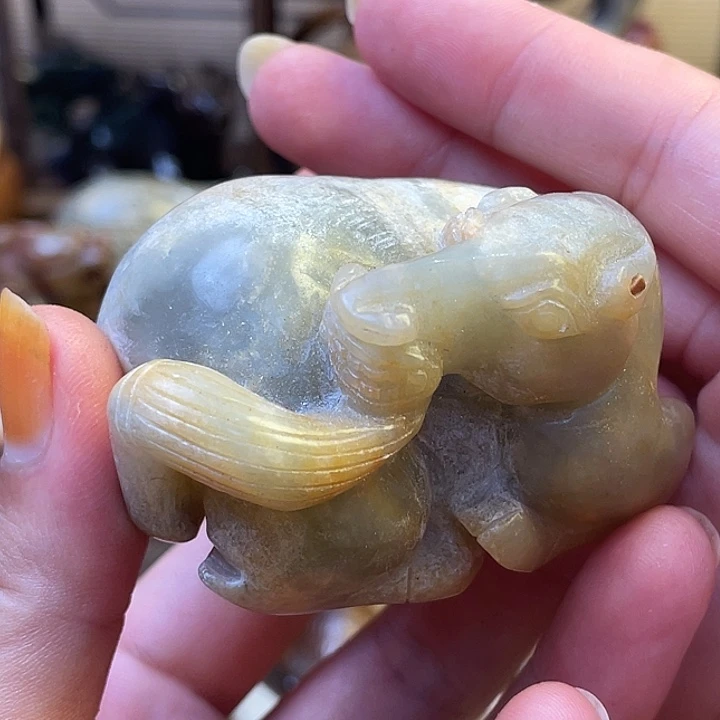 未镶嵌和田玉（糖玉）挂件