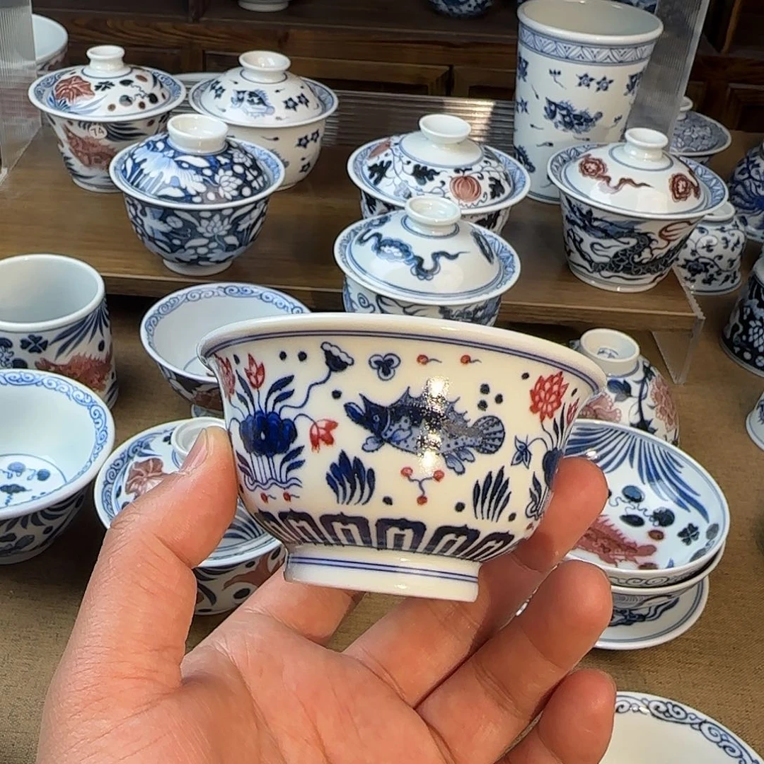 景德镇陶瓷学院手绘茶具