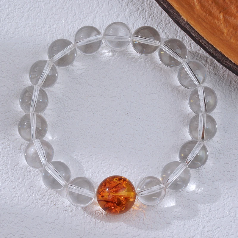 【富足开怀】水晶手串（天然珠宝多样性发其一）