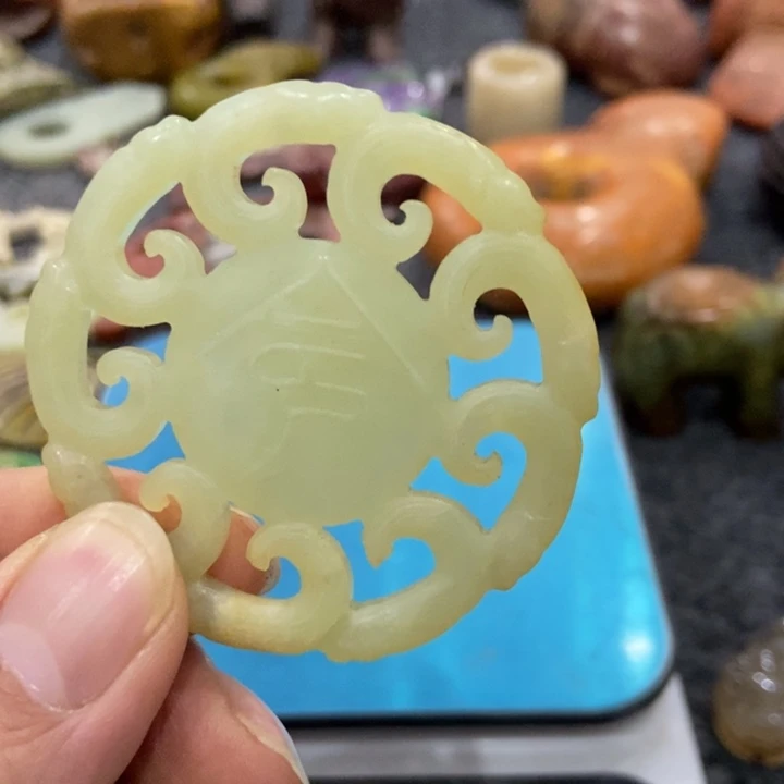 吊坠白玉菩提摆件