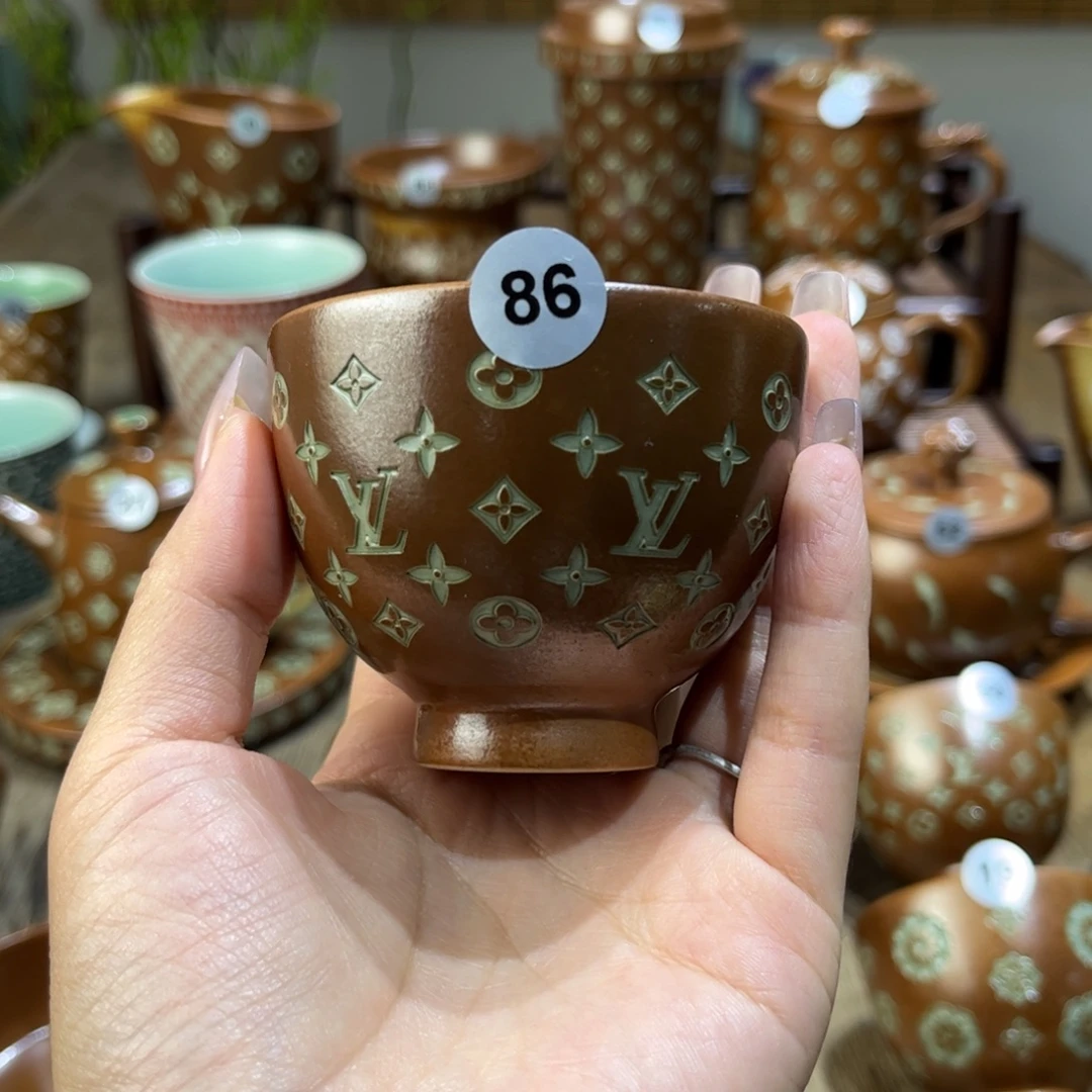 然***后草木灰手工鸡心杯